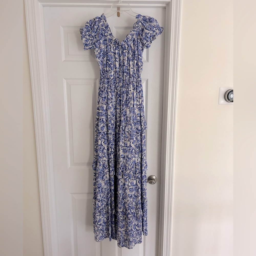 Astr the label Viona Maxi Dress sz small blue